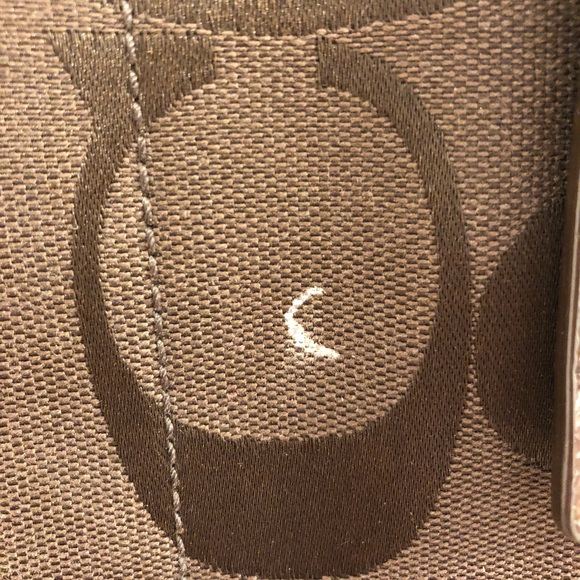 Coach brown signature strip tote bag - Picture 4 of 6